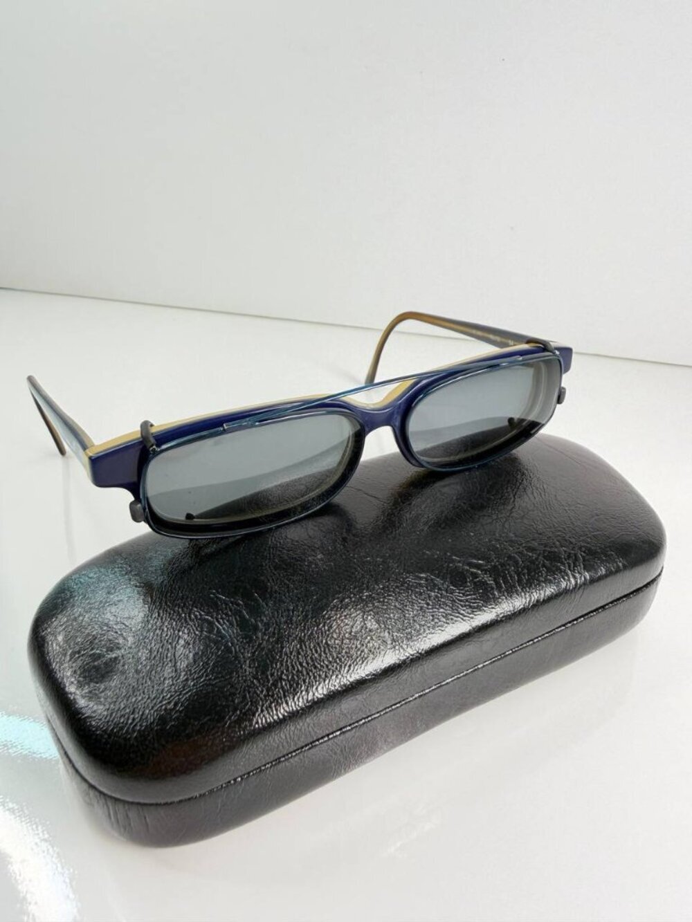 KODO Clip-On Eyeglasses – Made in France | Size 46□15 | Hard Case Included